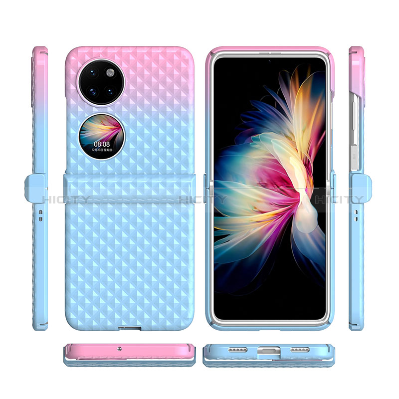 Coque Plastique Mat Protection Integrale 360 Degres Avant et Arriere Etui Housse ZL5 pour Huawei P60 Pocket Plus