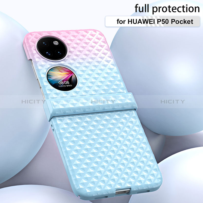 Coque Plastique Mat Protection Integrale 360 Degres Avant et Arriere Etui Housse ZL5 pour Huawei Pocket S Plus