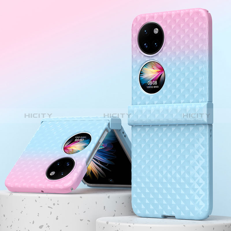 Coque Plastique Mat Protection Integrale 360 Degres Avant et Arriere Etui Housse ZL6 pour Huawei P50 Pocket Plus