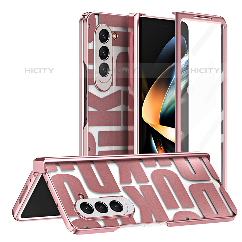 Coque Plastique Mat Protection Integrale 360 Degres Avant et Arriere Etui Housse ZL7 pour Samsung Galaxy Z Fold5 5G Plus