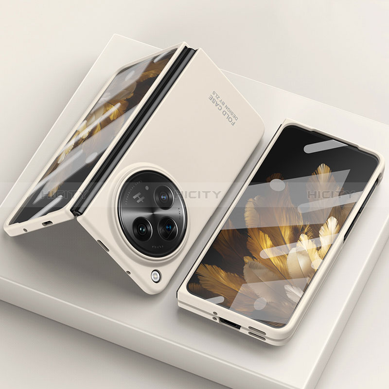 Coque Plastique Mat Protection Integrale 360 Degres Avant et Arriere Etui Housse ZL9 pour OnePlus Open 5G Plus