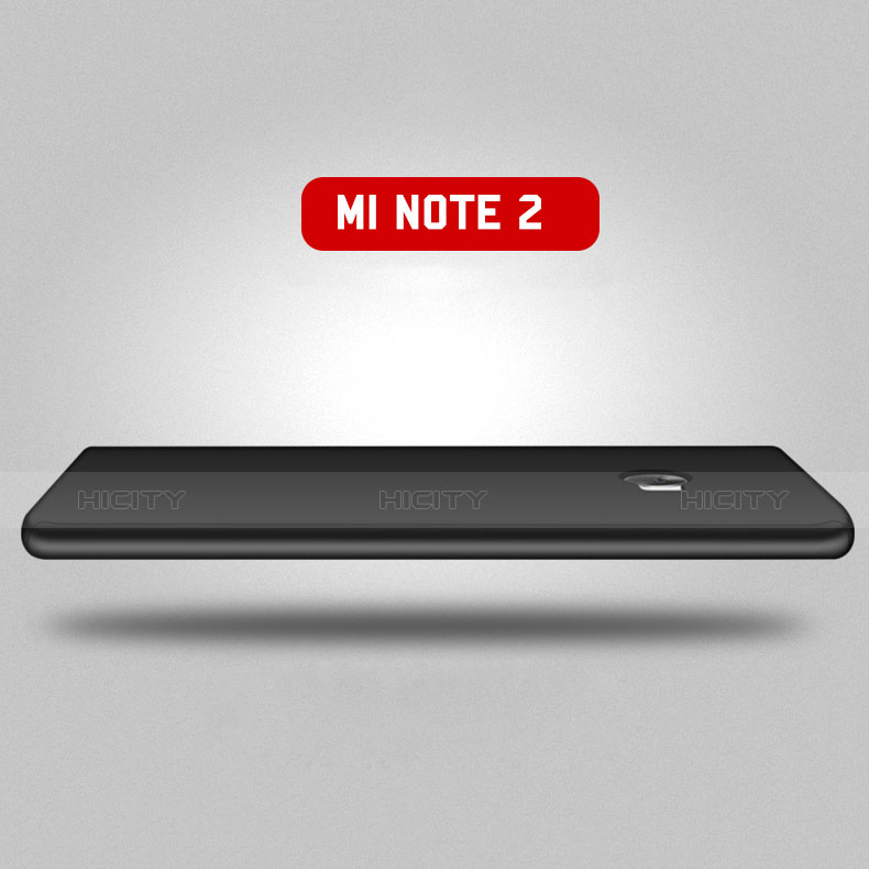 Coque Plastique Mat Protection Integrale 360 Degres Avant et Arriere pour Xiaomi Mi Note 2 Special Edition Noir Plus