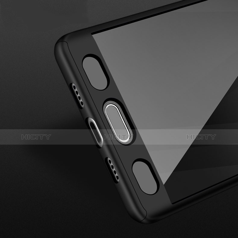 Coque Plastique Mat Protection Integrale 360 Degres Avant et Arriere pour Xiaomi Mi Note 2 Special Edition Noir Plus