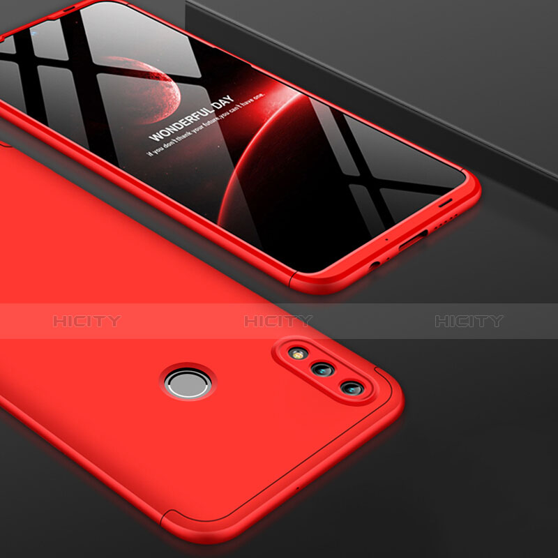 Coque Plastique Mat Protection Integrale 360 Degres Avant et Arriere Q01 pour Huawei Nova Lite 3 Rouge Plus