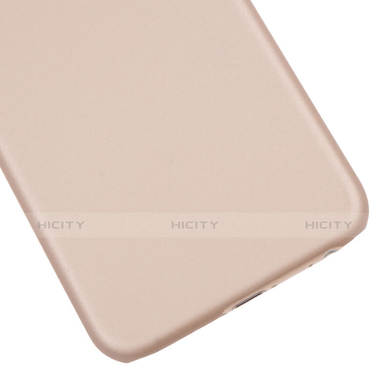 Coque Plastique Rigide avec Trou Mat pour Apple iPhone 6 Plus Or Rose Plus