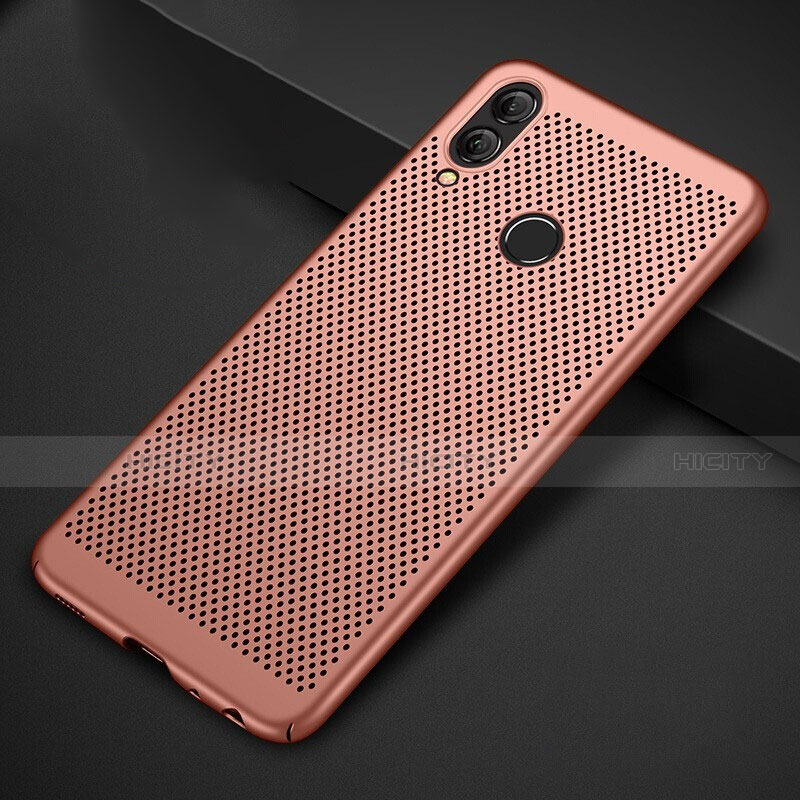 Coque Plastique Rigide Etui Housse Mailles Filet pour Huawei Honor View 10 Lite Or Rose Plus