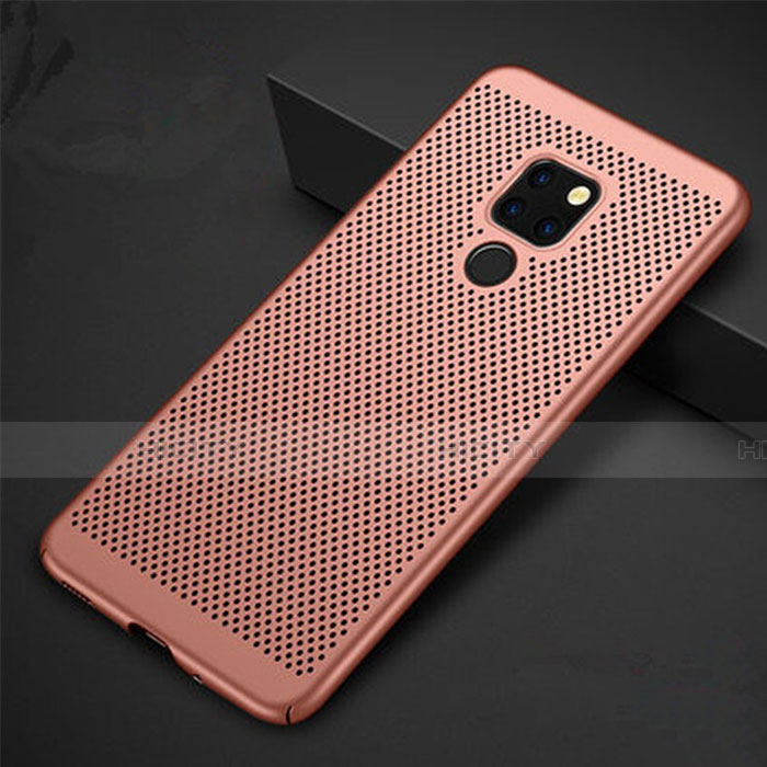 Coque Plastique Rigide Etui Housse Mailles Filet W01 pour Huawei Mate 20 X 5G Plus