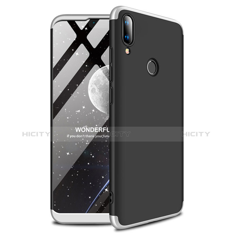 Coque Plastique Rigide Etui Housse Mat A01 pour Huawei Y9 (2019) Argent Plus