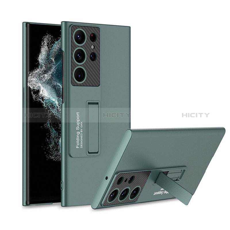 Coque Plastique Rigide Etui Housse Mat AC1 pour Samsung Galaxy S23 Ultra 5G Vert Plus