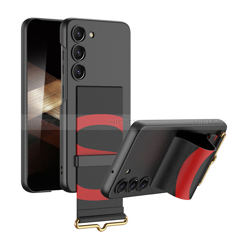 Coque Plastique Rigide Etui Housse Mat AC1 pour Samsung Galaxy S24 5G Rouge et Noir Plus