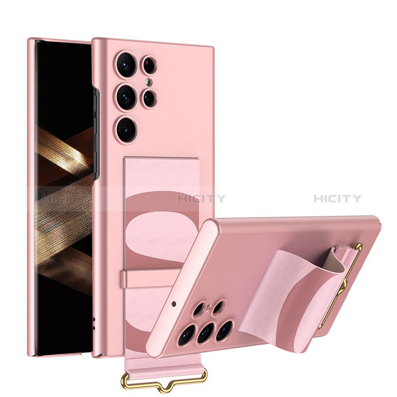 Coque Plastique Rigide Etui Housse Mat AC1 pour Samsung Galaxy S24 Ultra 5G Rose Plus