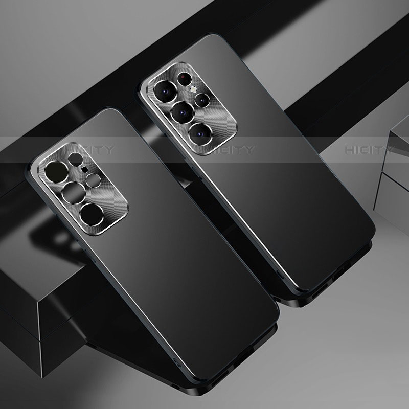 Coque Plastique Rigide Etui Housse Mat AT1 pour Samsung Galaxy S21 Ultra 5G Noir Plus