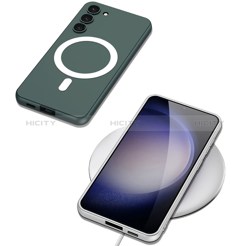 Coque Plastique Rigide Etui Housse Mat avec Mag-Safe Magnetic Magnetique AC1 pour Samsung Galaxy S22 5G Plus