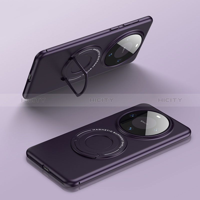 Coque Plastique Rigide Etui Housse Mat avec Mag-Safe Magnetic Magnetique pour Huawei Mate 60 Pro+ Plus Violet Plus