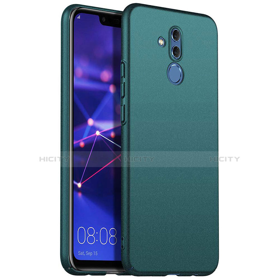 Coque Plastique Rigide Etui Housse Mat G01 pour Huawei Mate 20 Lite Vert Plus