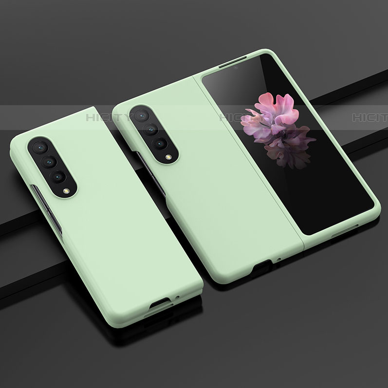 Coque Plastique Rigide Etui Housse Mat H04 pour Samsung Galaxy Z Fold4 5G Pastel Vert Plus