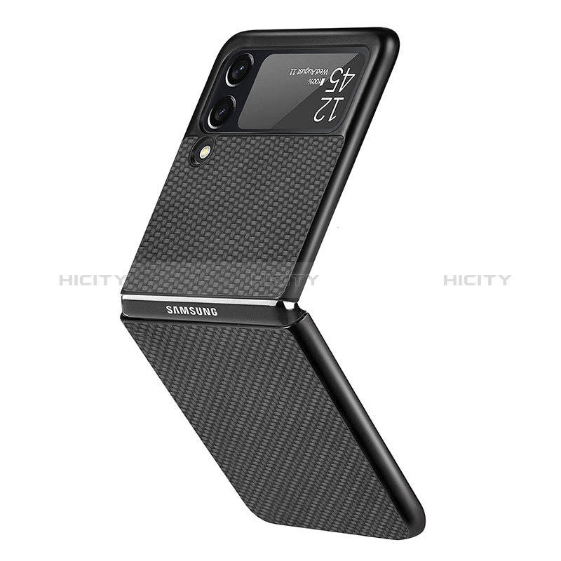 Coque Plastique Rigide Etui Housse Mat H05 pour Samsung Galaxy Z Flip3 5G Noir Plus