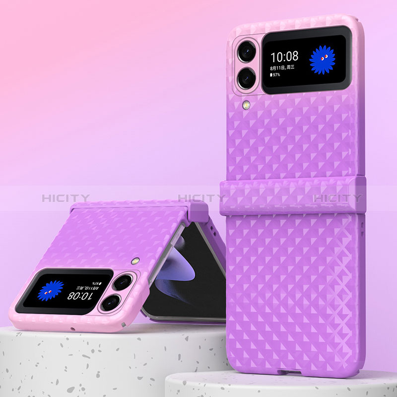 Coque Plastique Rigide Etui Housse Mat H07 pour Samsung Galaxy Z Fold3 5G Violet Plus