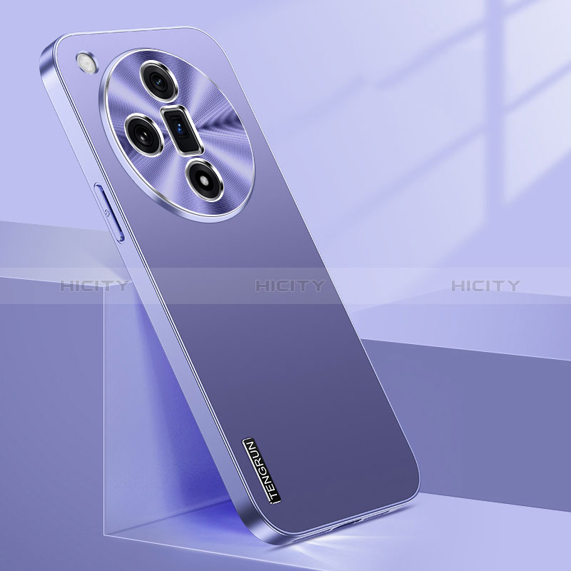 Coque Plastique Rigide Etui Housse Mat JL1 pour Oppo Find X7 Ultra 5G Violet Plus