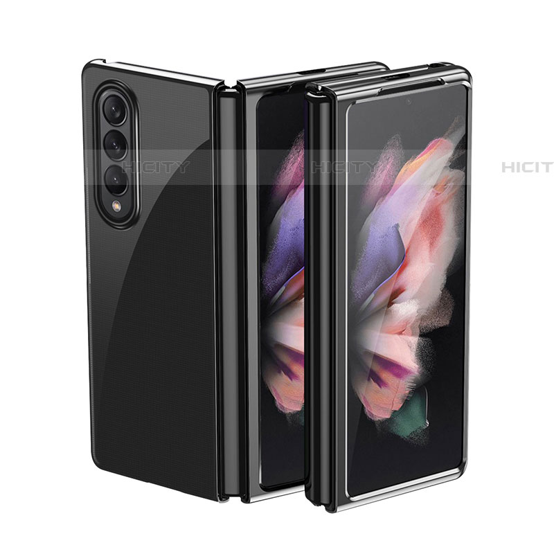 Coque Plastique Rigide Etui Housse Mat L01 pour Samsung Galaxy Z Fold4 5G Noir Plus