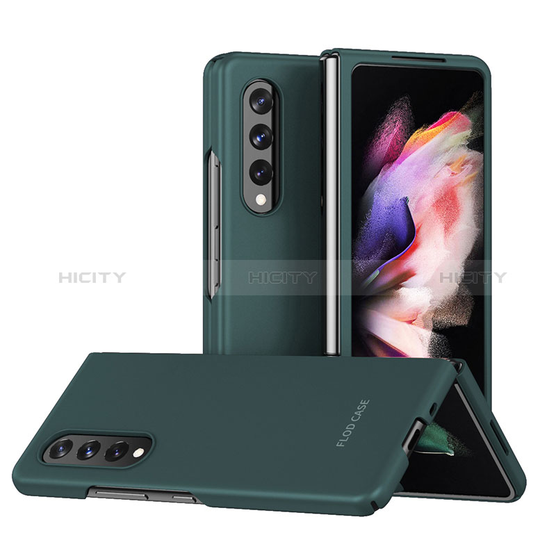 Coque Plastique Rigide Etui Housse Mat L08 pour Samsung Galaxy Z Fold3 5G Vert Plus