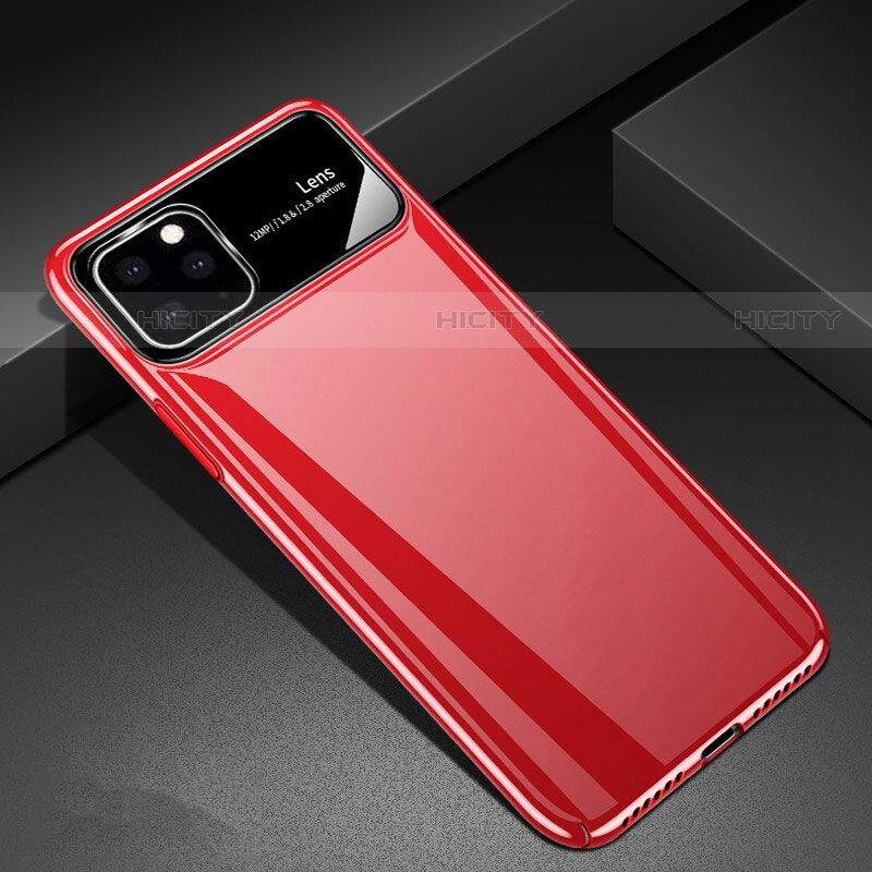 Coque Plastique Rigide Etui Housse Mat M01 pour Apple iPhone 11 Pro Max Rouge Plus