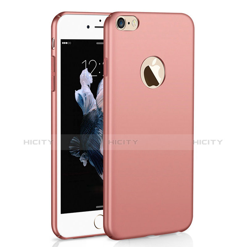 Coque Plastique Rigide Etui Housse Mat M01 pour Apple iPhone 6 Or Rose Plus