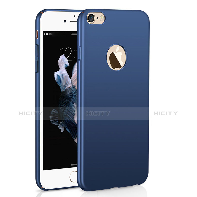 Coque Plastique Rigide Etui Housse Mat M01 pour Apple iPhone 6 Plus Bleu Plus
