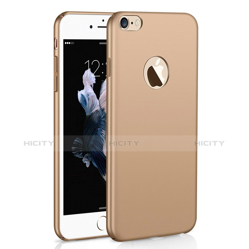 Coque Plastique Rigide Etui Housse Mat M01 pour Apple iPhone 6 Plus Or Plus