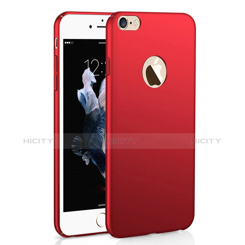 Coque Plastique Rigide Etui Housse Mat M01 pour Apple iPhone 6 Plus Rouge Plus