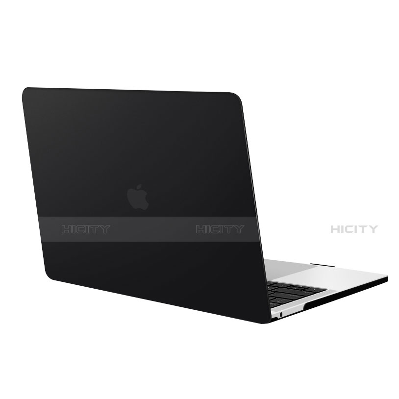 Coque Plastique Rigide Etui Housse Mat M01 pour Apple MacBook Air 13 pouces (2020) Noir Plus