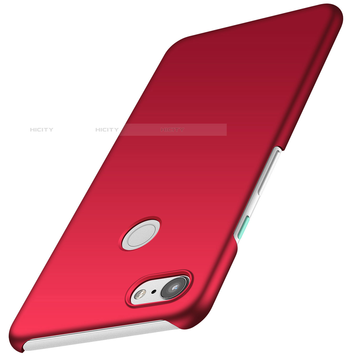 Coque Plastique Rigide Etui Housse Mat M01 pour Google Pixel 3 XL Rouge Plus