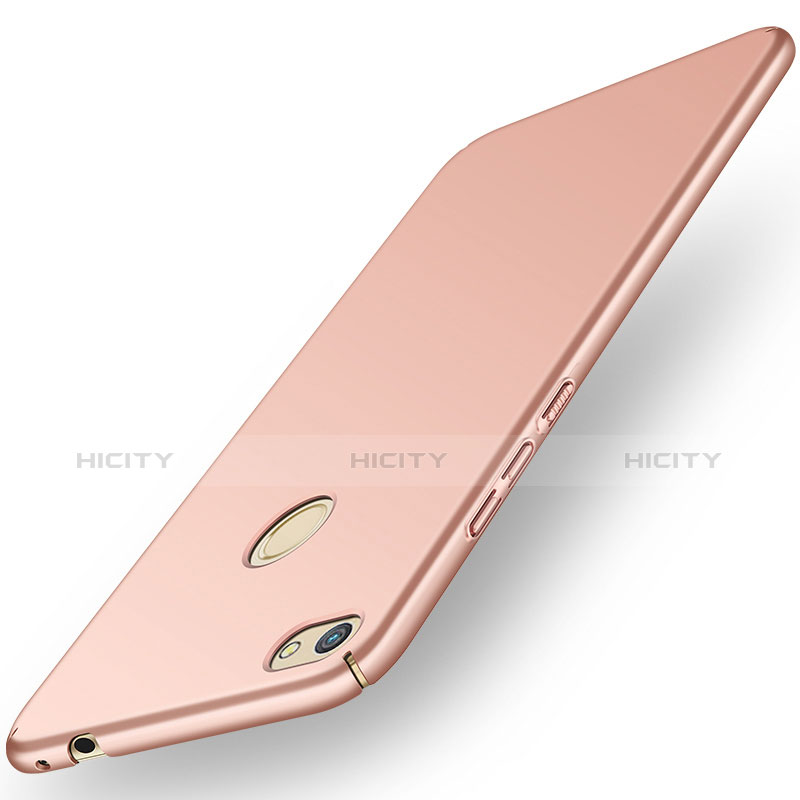 Coque Plastique Rigide Etui Housse Mat M01 pour Huawei Enjoy 7 Or Rose Plus