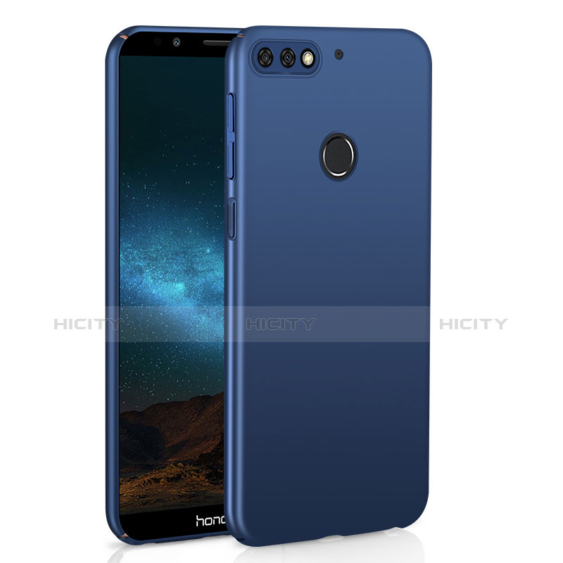 Coque Plastique Rigide Etui Housse Mat M01 pour Huawei Enjoy 8 Bleu Plus