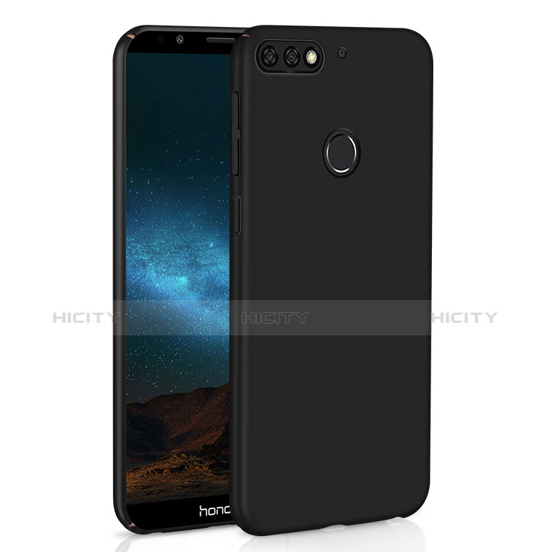 Coque Plastique Rigide Etui Housse Mat M01 pour Huawei Enjoy 8 Noir Plus