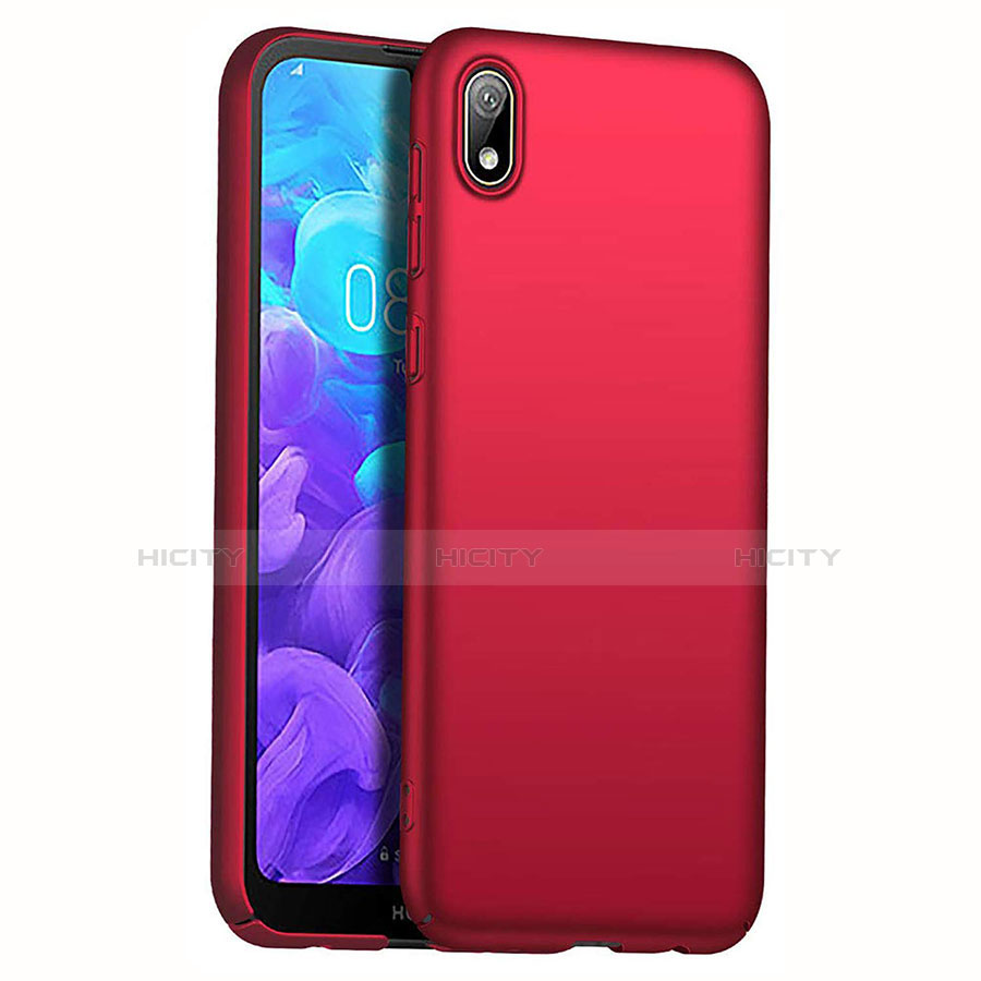 Coque Plastique Rigide Etui Housse Mat M01 pour Huawei Enjoy 8S Rouge Plus