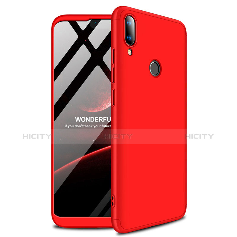 Coque Plastique Rigide Etui Housse Mat M01 pour Huawei Enjoy 9 Plus Rouge Plus