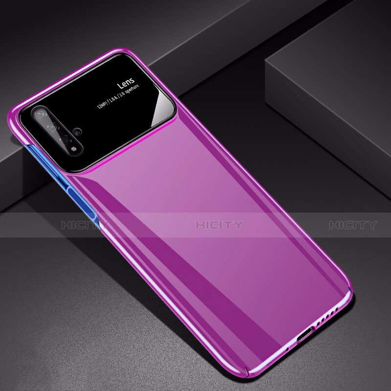 Coque Plastique Rigide Etui Housse Mat M01 pour Huawei Honor 20S Violet Plus