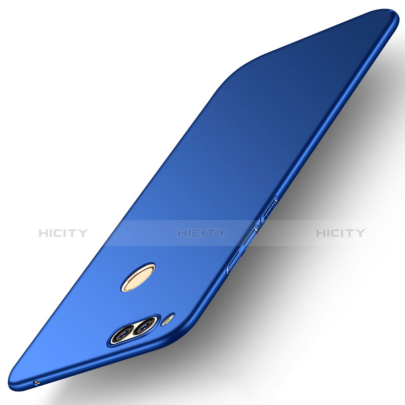 Coque Plastique Rigide Etui Housse Mat M01 pour Huawei Honor 7X Bleu Plus