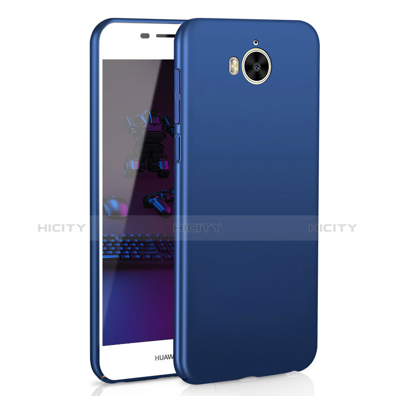 Coque Plastique Rigide Etui Housse Mat M01 pour Huawei Honor Play 6 Bleu Plus