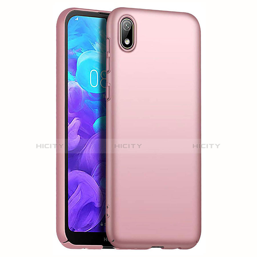 Coque Plastique Rigide Etui Housse Mat M01 pour Huawei Honor Play 8 Or Rose Plus