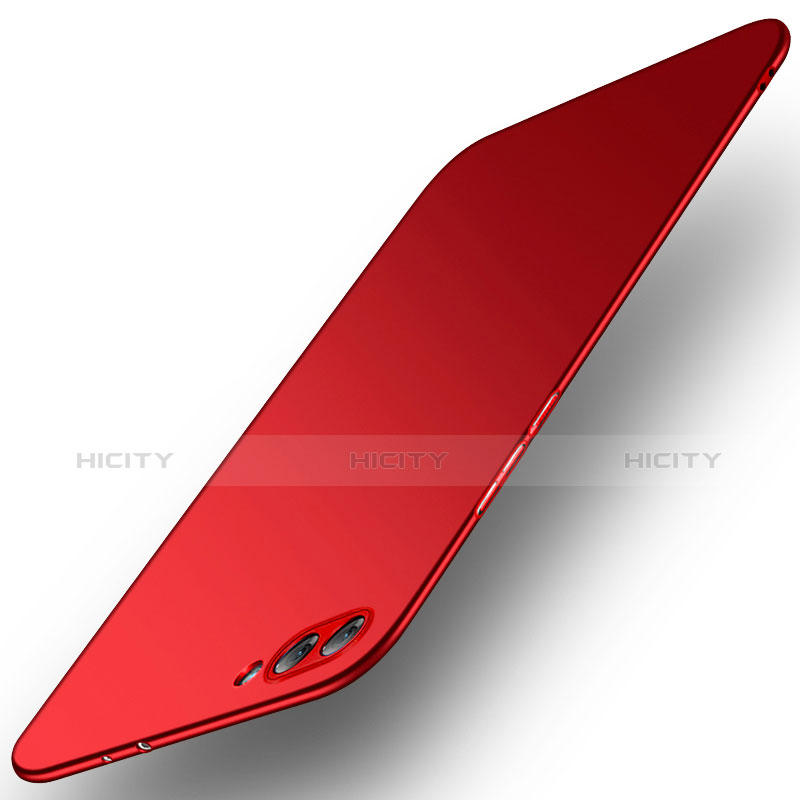 Coque Plastique Rigide Etui Housse Mat M01 pour Huawei Honor V10 Rouge Plus