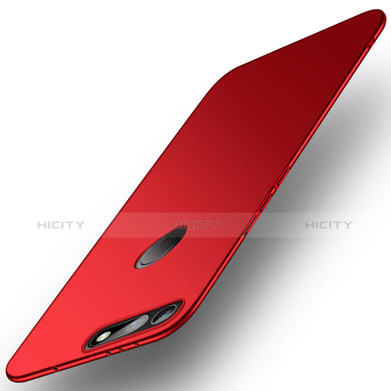 Coque Plastique Rigide Etui Housse Mat M01 pour Huawei Honor V20 Rouge Plus