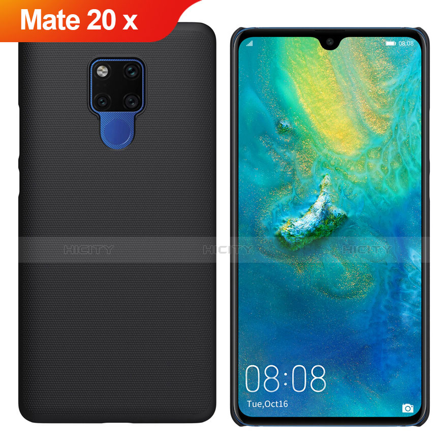 Coque Plastique Rigide Etui Housse Mat M01 pour Huawei Mate 20 X 5G Noir Plus