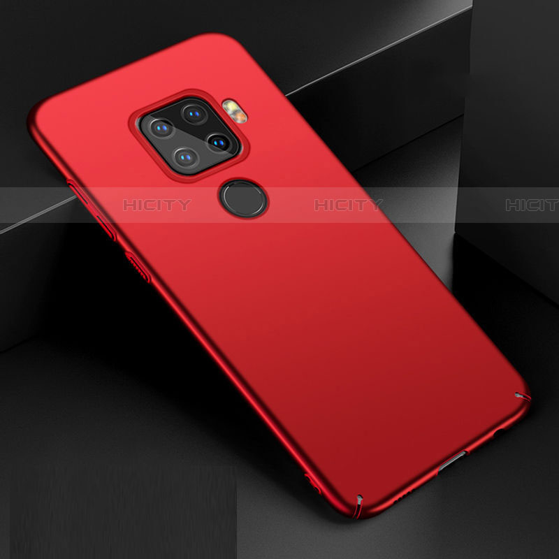 Coque Plastique Rigide Etui Housse Mat M01 pour Huawei Nova 5i Pro Rouge Plus