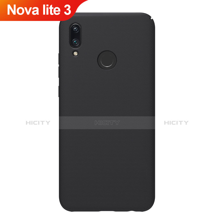 Coque Plastique Rigide Etui Housse Mat M01 pour Huawei Nova Lite 3 Noir Plus