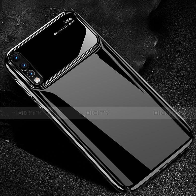 Coque Plastique Rigide Etui Housse Mat M01 pour Huawei P20 Pro Noir Plus