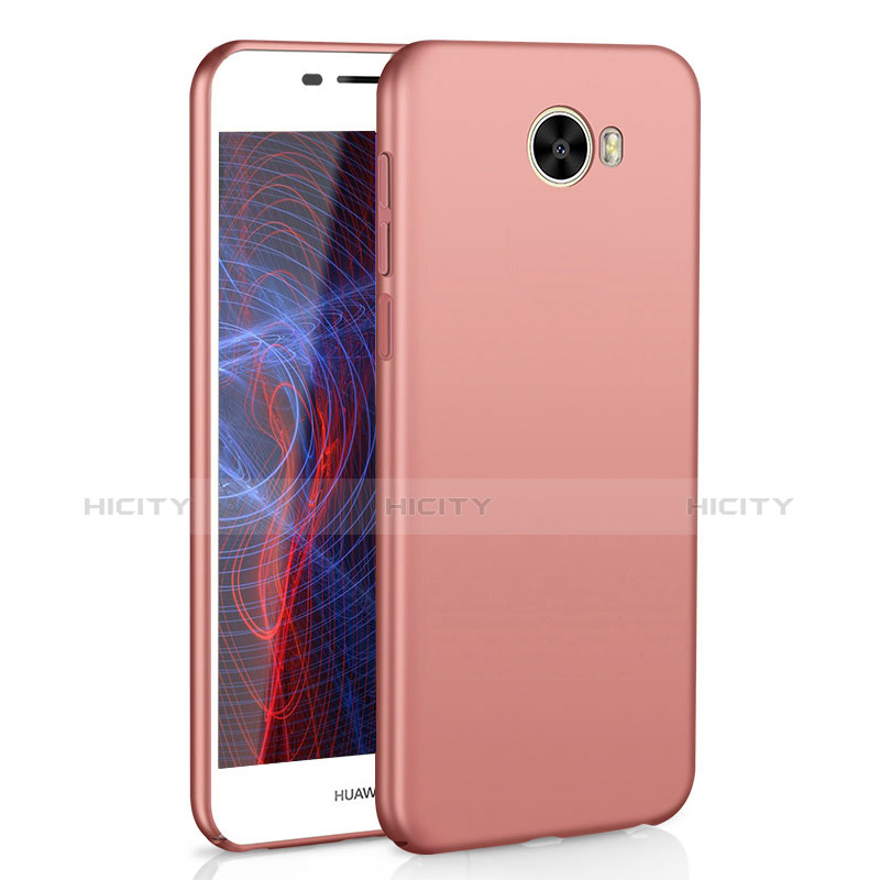 Coque Plastique Rigide Etui Housse Mat M01 pour Huawei Y5 II Y5 2 Or Rose Plus