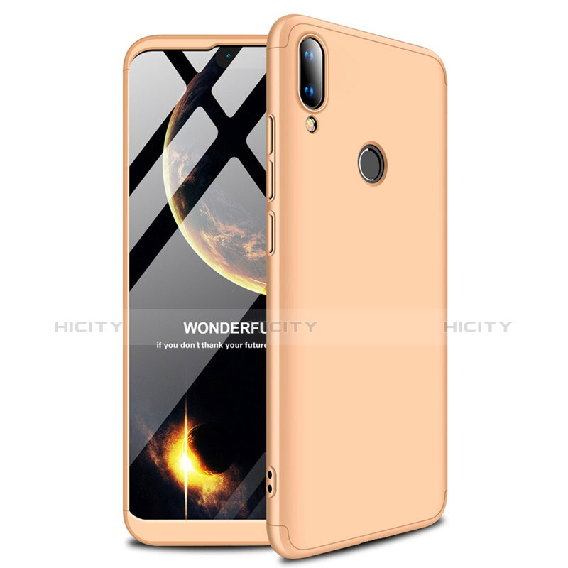 Coque Plastique Rigide Etui Housse Mat M01 pour Huawei Y9 (2019) Or Plus