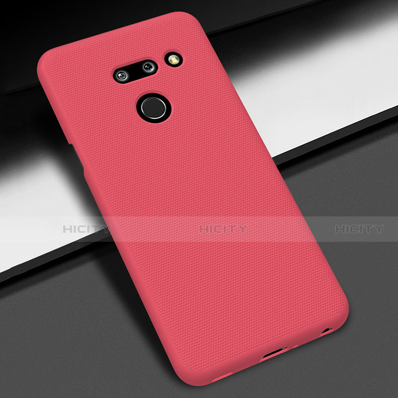 Coque Plastique Rigide Etui Housse Mat M01 pour LG G8 ThinQ Rouge Plus